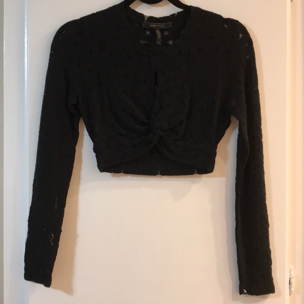 BCBG Lace Crop Top
